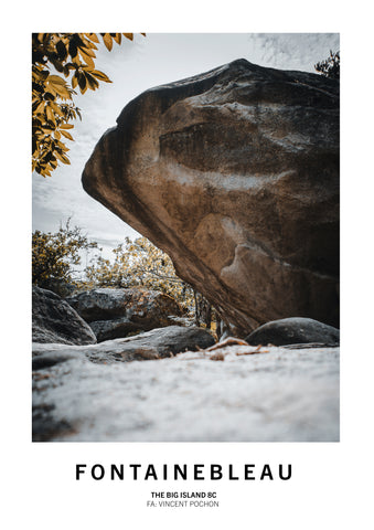 The Big Island, Fontainebleau | Climbing Places | A3 Poster Print