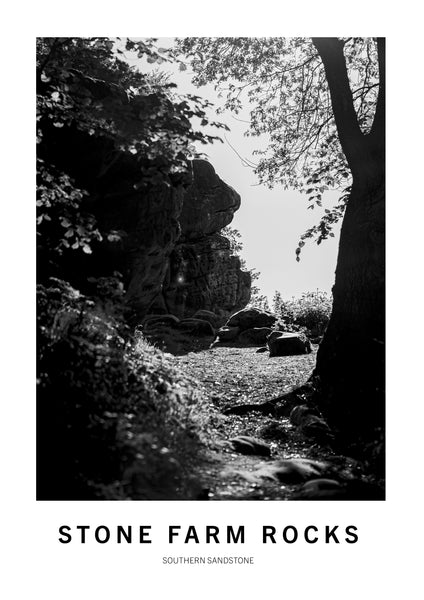 Stone Farm Rocks | Climbing Places | A3 Climbing Print