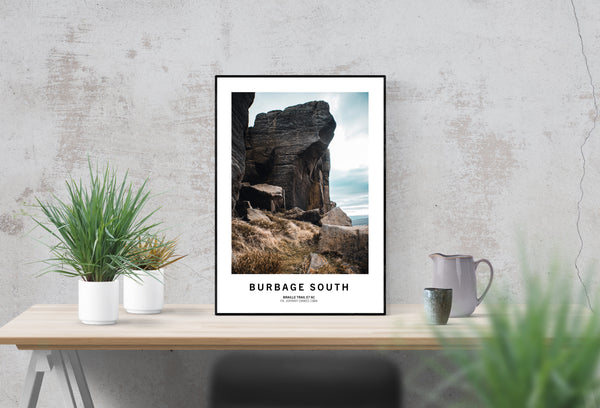 Braille Trail | Burbage South | A3 Poster Print