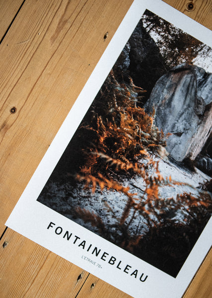 L'etrave, Fontainebleau | Climbing Places | A3 Climbing Print